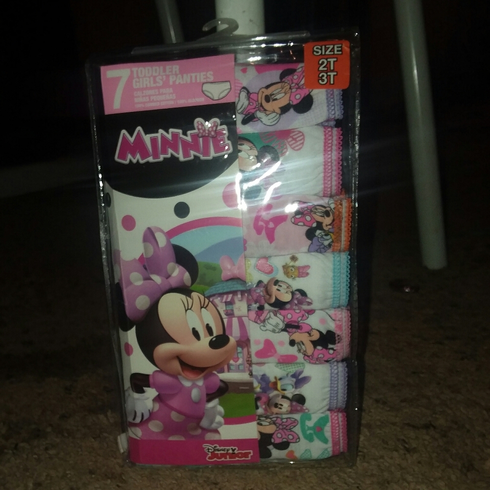 Toddler girls Minnie Mouse underwear NEW